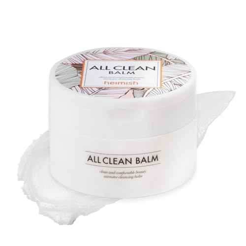 HEIMISH All Clean Balm 4.0fl.oz/120ml - Cleansing Balm, Waterproof Makeup Remover, Face Cleanser, Oil Based Cleanser, Korean Skincare with Natural Aroma Oil, Vegan, For All Skin Types