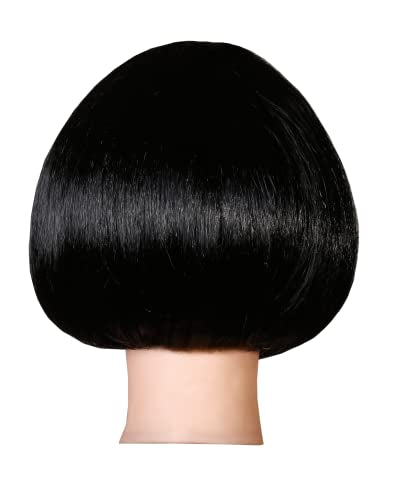 Matissa Short Straight 10" Bob Wig with Bangs Synthetic Fancy Dress Costume Halloween Party (Royal Blue)