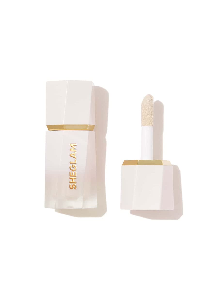 SheGlam Glow Bloom Liquid Highlighter - Long-Lasting Waterproof Cream with Shimmer Finish | Vanilla Frost