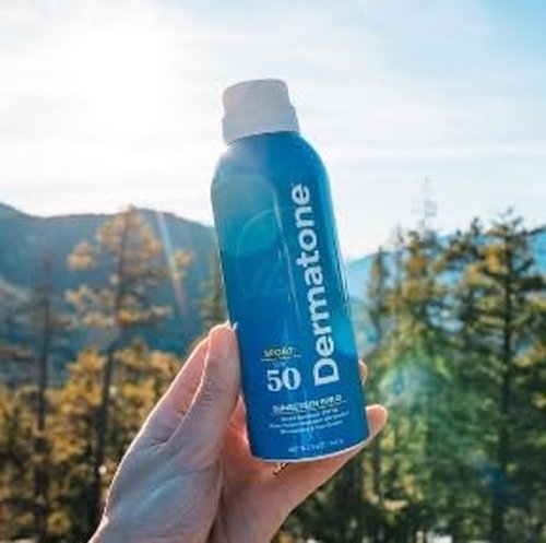 Dermatone Sport Sunscreen Spray SPF 50 - Broad Spectrum, Moisturizing & Water-Resistant | 5oz with Vitamin C, Aloe & Vitamin E