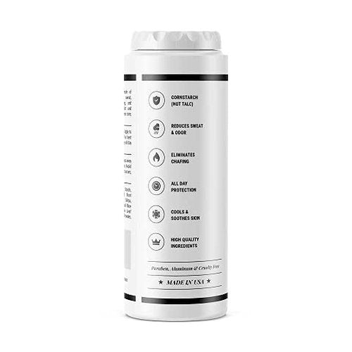 Pete & Pedro Body Powder - Talc-Free Fresh Scent Deodorant for Men | Sweat Absorbing, 4.4 oz