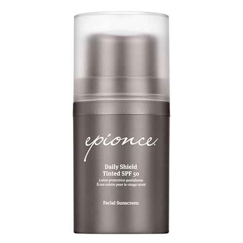 Epionce Daily Shield Tinted SPF 50 Sunscreen - Water Resistant Broad Spectrum UV Protection Facial Sunscreen with Titanium Dioxide & Zinc Oxide, For All Skin Types, Dermatologist Skincare