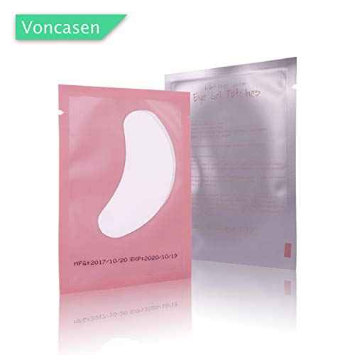 100 Pairs Set Gel pads for eyelash extensions, Comfy and Cool Under Eye Pads for Eyelash Extensions Eye Patches Beauty Tool