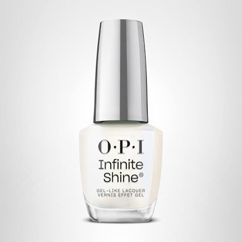 OPI Infinite Shine Stay & Night | Opaque Dark Gray Pearl Long Wear Gel Like Nail Polish | Vegan, Long Lasting, Streak Free