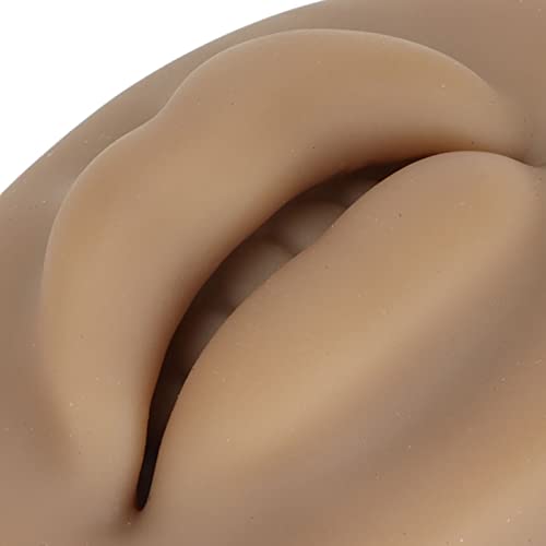 ZJchao Silicone Fake for Lips, 3d Lips Practice Semi Permanent Skin Fake Lips Fake Skin Lips Open Mouth Silicone Lips Model Microblading Practice Skin for Training Lips Makeup