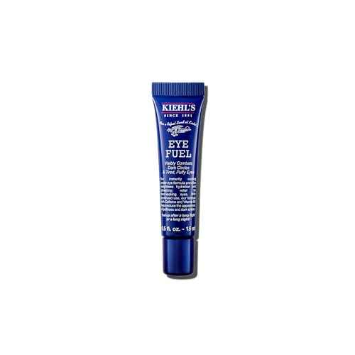Kiehl's Facial Fuel Eye Cream, Stimulating Eye Treatment for Men, Caffeine Formula Known to Help Reduce Dark Circles & Puffiness, Eyes Look Energized and Refreshed, Instant Cooling Effect - 0.5 fl oz