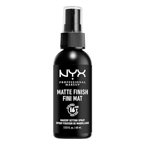 NYX PROFESSIONAL MAKEUP Makeup Setting Spray - Matte Finish, Long-Lasting Face Mist for up to 16HR Wear, Vegan Formula