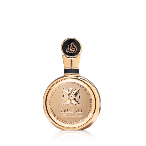 Lattafa Fakhar Gold Extrait - Floral, Amber, Woody - Eau de Parfum Long-Lasting Fragrance for Unisex, 3.40 Ounce / 100 ml