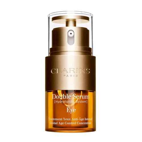 Clarins DOUBLE SERUM EYE | Anti-Aging Eye Treatment | Visibly Smoothes, Firms, Hydrates and Revitalizes For More Youthful-Looking Eyes In Just 7 Days* | 13 Plant Extracts, Including Turmeric | 0.6 Oz