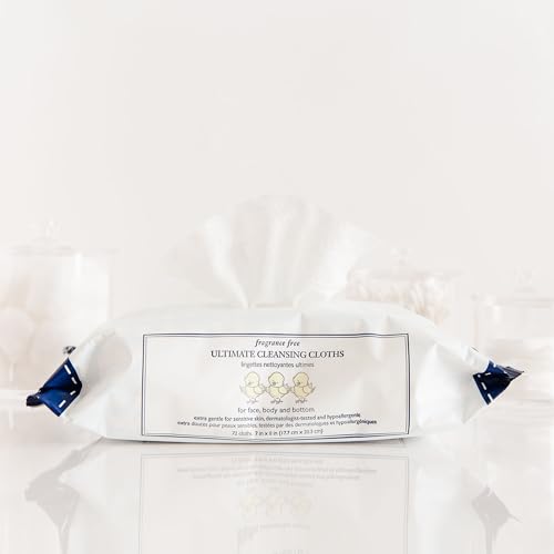 Noodle & Boo Ultimate Baby Body And Face Cleansing Cloths, Crème Douce 72 Count (Pack Of 1)