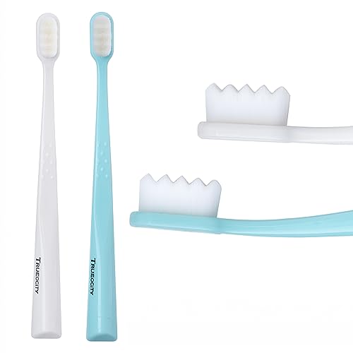 Extra Soft Toothbrushes for Adults - 20,000 Bristles, Super Nano Toothbrushes for Adults for Sensitive Gums, Toothbrush Soft Bristle Adult, Ultra Soft Bristle Toothbrush, Tooth Brush, Soft Toothbrush