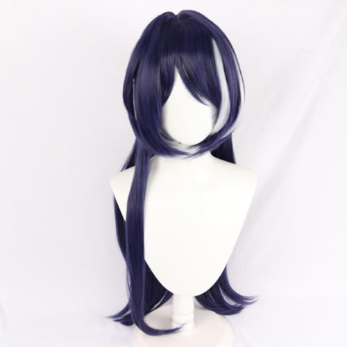 XiongXiongLe Game Honkai Star Rail Jingliu Cosplay Wig Women Silver Gradient Blue Long 95cm Split Hairpin Wigs for Girls Cos Party Halloween Christmas Comic Con(Jingliu)