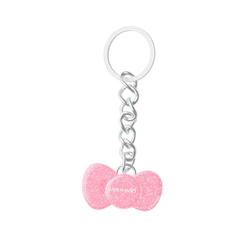 wet n wild Hello Kitty Collection, Mirror & Pink Bow Keychain Duo, Comfort-Grip Handle, Versatile & Portable Hand Mirror