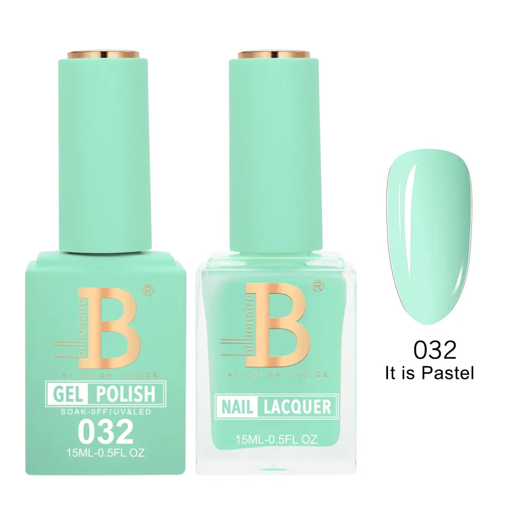 Matching Gel & Lacquer Nail Polish Duo Set - Multiple Colors