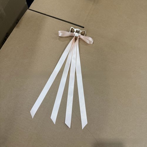 Handmade Magnetic Bow Hair Clip Elegant Zinc Alloy Metal Barrette for Women