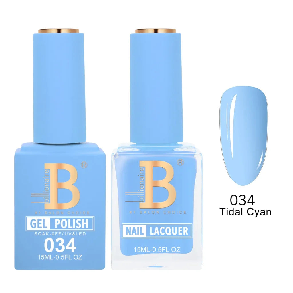 Matching Gel & Lacquer Nail Polish Duo Set - Multiple Colors