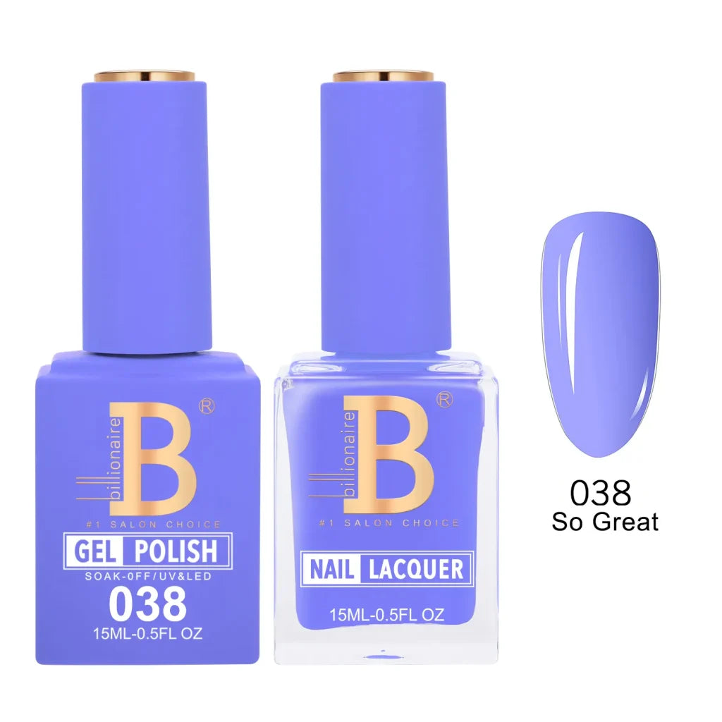 Matching Gel & Lacquer Nail Polish Duo Set - Multiple Colors