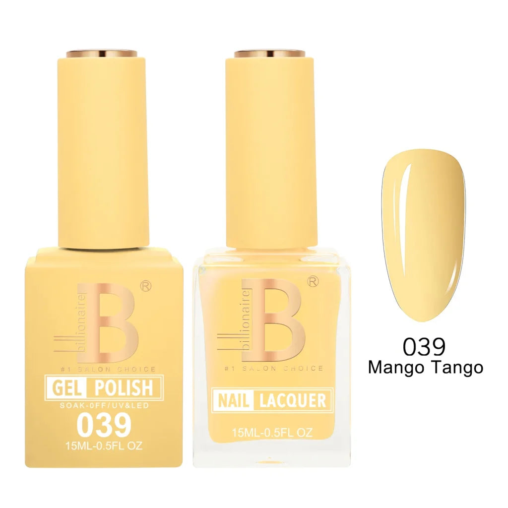Matching Gel & Lacquer Nail Polish Duo Set - Multiple Colors