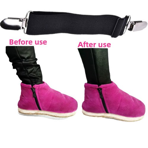 Handmade Adjustable Bed Sheet Fasteners Anti-Slip Multi-Purpose Elastic Strap Clip