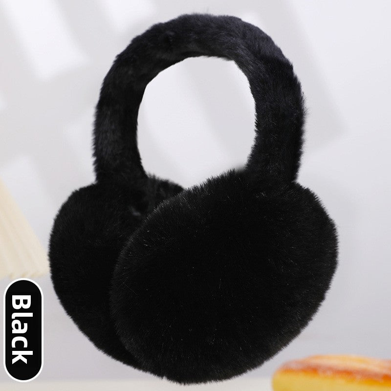 Foldable Plush Winter Earmuffs for Warmth