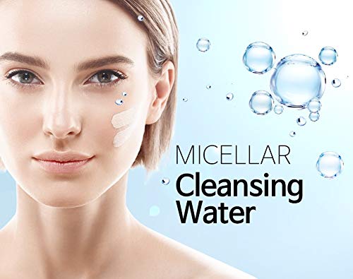 Epielle Micellar Cleansing Water - Gentle Makeup Remover for All Skin Types | 8 Fl Oz | Perfect for Spa Days & Gift Sets