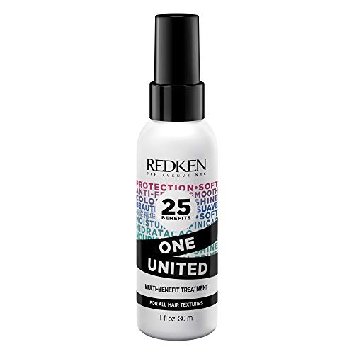 Redken One United All-In-One Leave In Conditioner | Multi-Benefit Treatment | Heat Protectant Spray for Hair | All Hair Types | Paraben Free