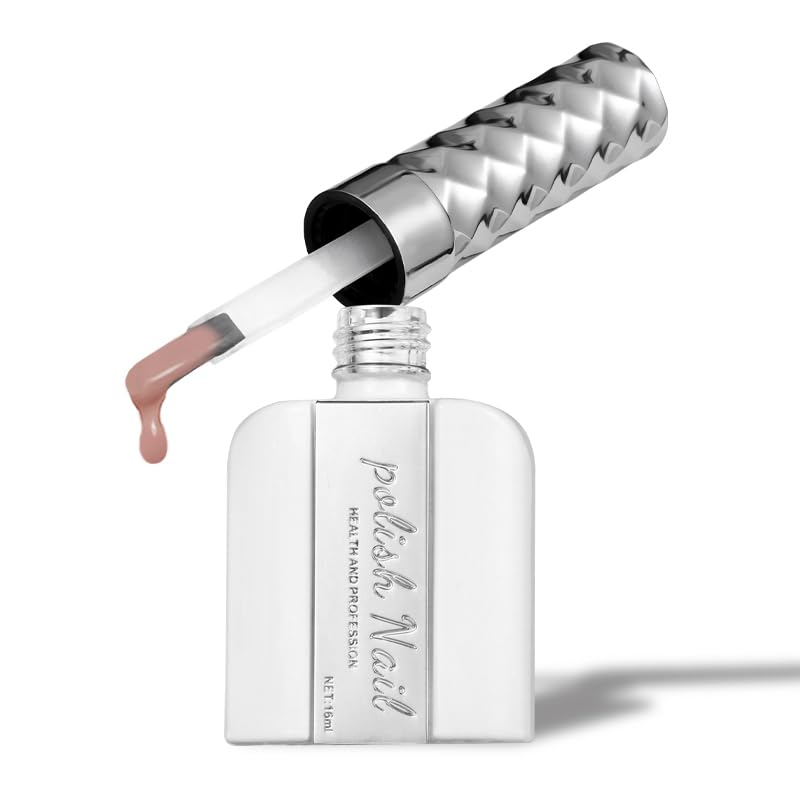 Translucent Pink Gel Nail Polish—Natural nude finish with a subtle pearlescent sheen, flatters all skin tones, lasts 2-3 weeks with lasting shine, perfect for everyday wear (Sheer Pink01)