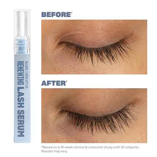 BABE ORIGINAL Renewing Lash Serum ? Peptide-Infused Eyelash Serum for Fuller, Longer-Looking Natural Lashes, Lash Enhancing Treatment with Nourishing Botanicals, Vegan & Cruelty-Free Gentle