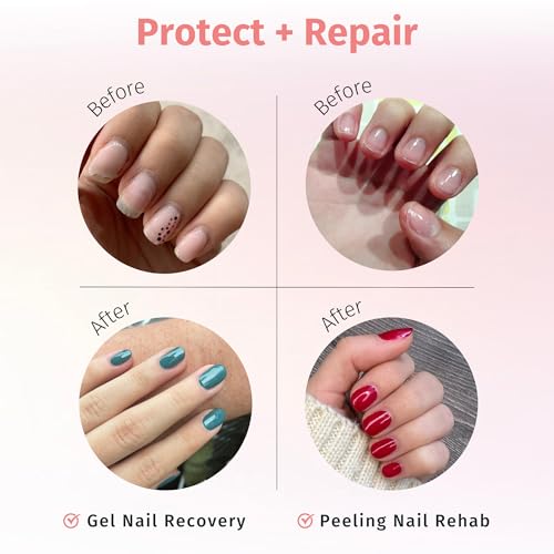 Duri Rejuvacote 1 Original Maximum Strength Nail Growth System Base and Top Coat - Nail Hardener Repair Chipping Strengthen Breaking and Brittle Treatment, by Duri Cosmetics (Pack of 1)