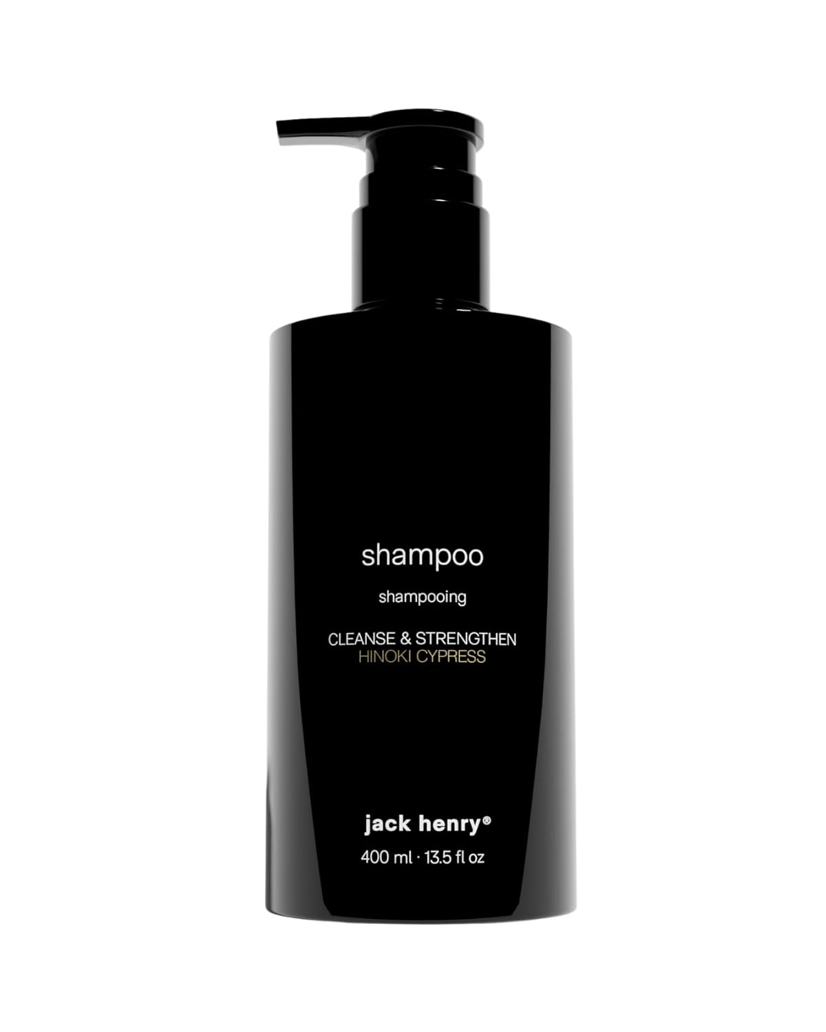 Jack Henry Creamy Shampoo - Supergreens & Keratin Formula for All Hair Types - 13.5 oz
