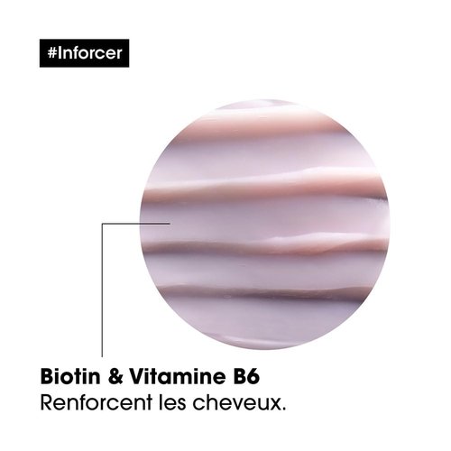 L'Oréal Professionnel Paris Inforcer Mask - Strengthens Weak Hair, Prevents Breakage | With Biotin & Vitamin B6