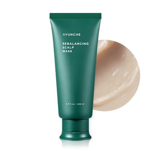 AYUNCHE Rebalancing Hair Mask - Deep Conditioner for All Hair Types | 6.7 fl. oz. | Strengthens Scalp & Hair