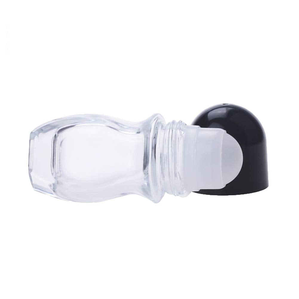 Wresty Roll On Glass Bottles For Essential Oils,2 Pcs Deodorant Bottles Perfume Roller Bottles Empty Deodorant Containers Roller Ball Bottles For Fragrance Cosmetics (50ml/1.69Oz)