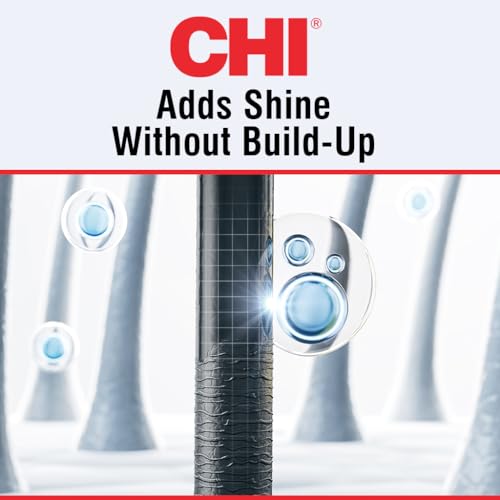 CHI Shine Infusion Thermal Polishing Spray, Adds Shine, Controls Frizz & Split Ends for All Hair Types - Unisex, Sulfate & Paraben-Free - 5.3 Oz