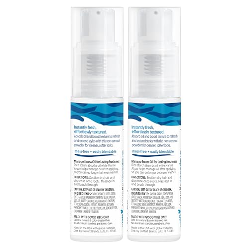Not Your Mother's Beach Babe Texturizing Dry Shampoo Powder (2-Pack) - .85 oz Each - Instantly Absorbs Oil and Adds Soft, Touchable Texture for All Hair Types