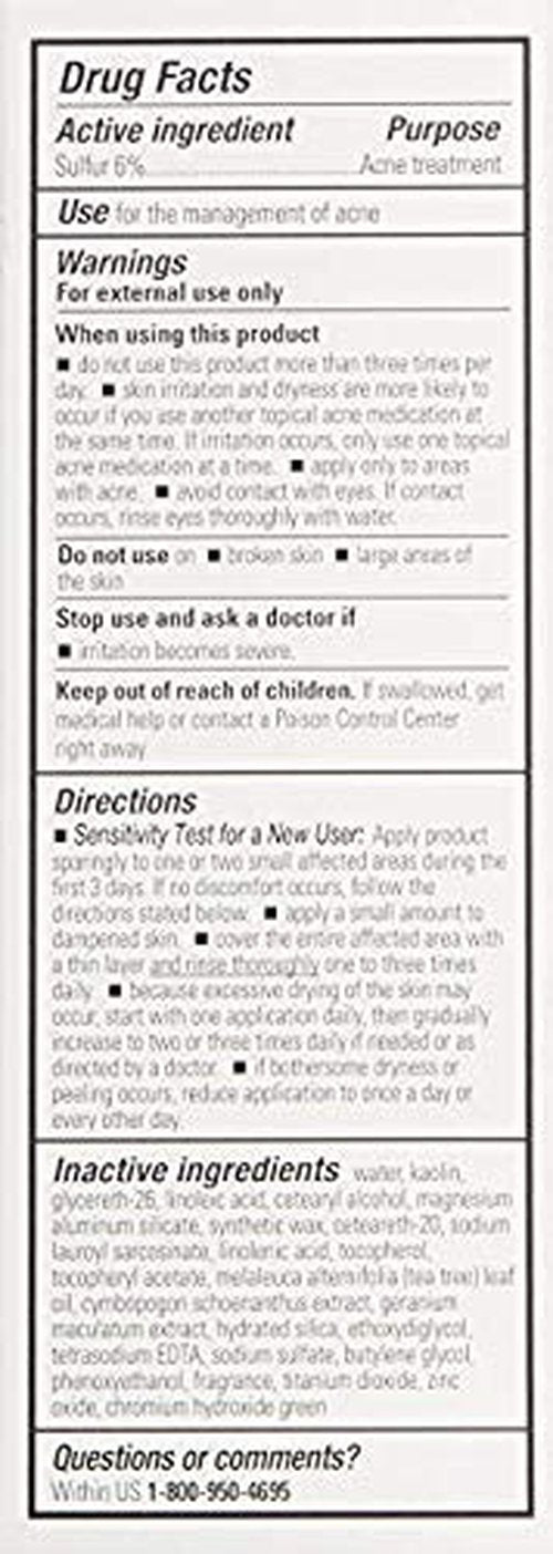 Proactiv Acne Face Mask - Detoxifying Treatment with 6% Sulfur | 3 Oz Cream for Clear Skin