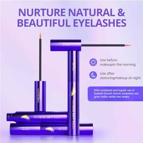 Lash Serum - 8ml Rapid Eyelash Growth Serum for Thickness, Stronger, Healthier Lashes & Brows - Vegan & Cruelty-Free