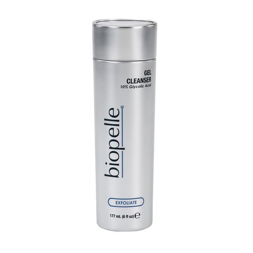 Biopelle 10% Glycolic Acid Exfoliating Gel Cleanser - Deep Clean & Revitalize | 6 Fl Oz