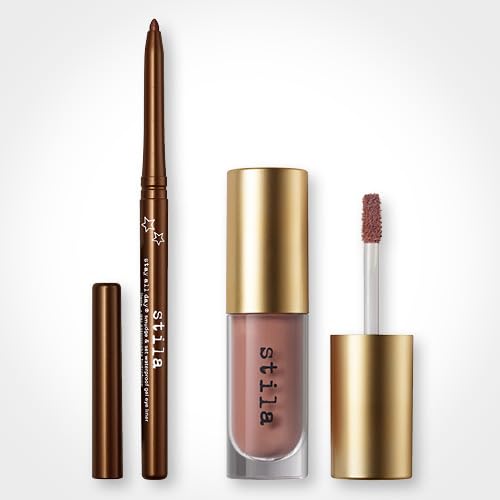 Stila Mauvelous Eyeshadow & Stay All Day® Gel Liner Bundle | Long-Wear, Waterproof Eye Makeup for Hazel Eyes