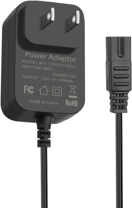 Wahl 2V Charger | Compatible Power Cord for 5-Star Series Clippers & Shavers - 5.9ft Length