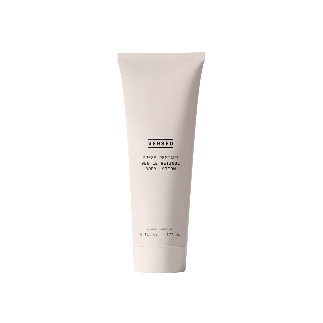 Versed Press Restart Retinol Body Lotion - Skin Firming Moisturizer with Cocoa Butter & Squalane - 6 oz for Dark Spots & Aging Skin