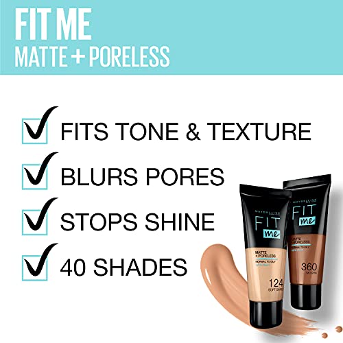 Maybelline New York Fit Me Matte & Poreless Foundation 104 Soft Ivory 30ml