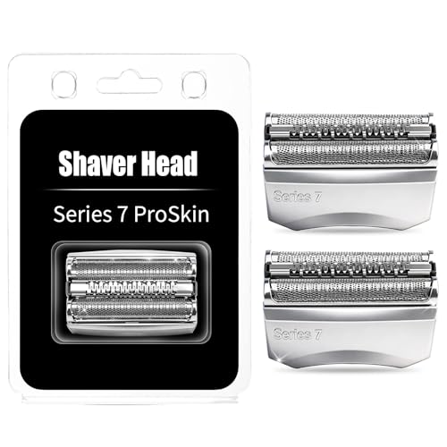 HONGNAL 2Pack Series 7 Replacement Head for Braun Series 7 Foil Shaver Replacement Heads Compatible with 70s Replacement Compatible with Series 7 Shavers 70s 720,750CC, 760CC,790CC,9565 Foil Shaver