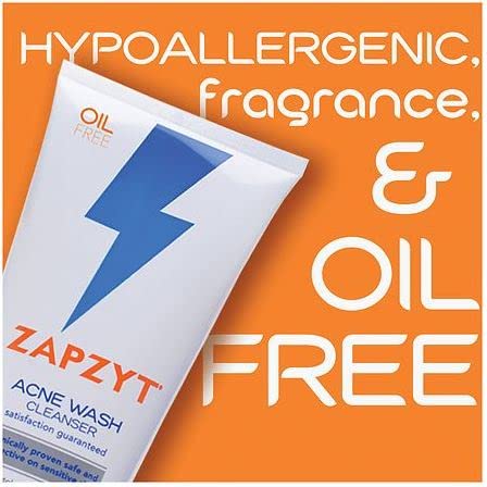ZAPZYT Acne Wash Treatment - Effective Face & Body Cleanser | 6.25 oz