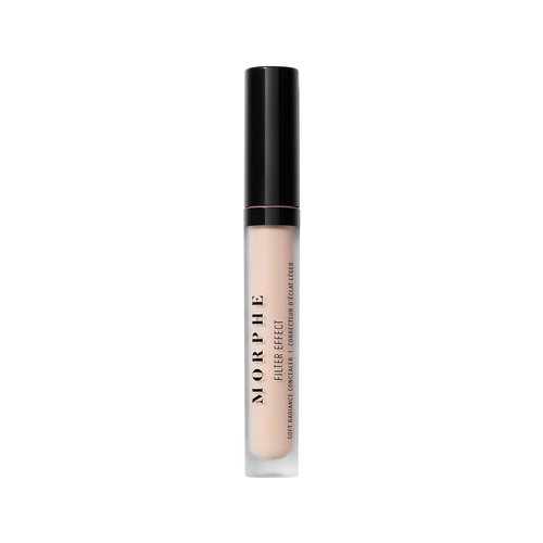 Morphe Filter Effect Soft Radiance Concealer - Buildable Liquid Makeup with Hyaluronic Acid & Pomegranate - Light 6 (Neutral) 0.12 fl oz