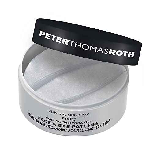 Peter Thomas Roth | FIRMx Collagen Hydra-Gel Face & Eye Patches | Collagen Gel Patches For Under-Eye and Face