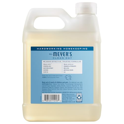 MRS. MEYER'S CLEAN DAY Liquid Hand Soap Refill, Rainwater, 33 OZ