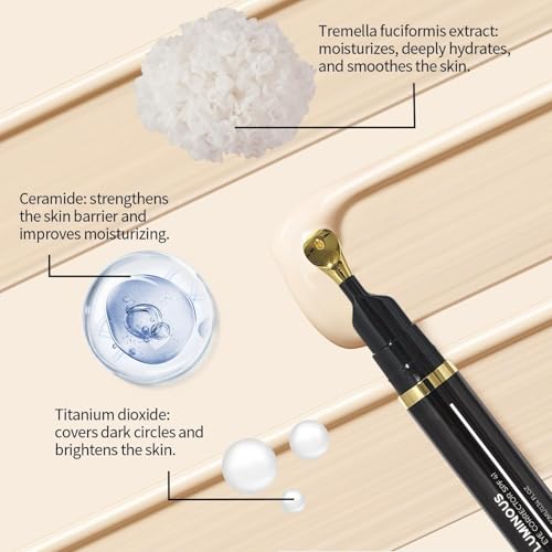 Luminous Eye Corrector Spf 41 - Under Eye Concealer for Dark Circles,Anti-Aging Tinted Eye Cream 10 ML/0.34 FL.OZ (Natural)