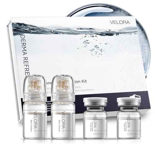 Styirl Micro Infusion System for Face ? Hydrating Serum with Hyaluronic Acid & Peptides, Firmer Radiant Skin, Face Serum and Stamp 0.25mm (1-Month Supply)