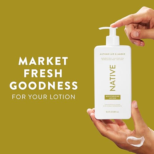 Native Body Lotion, Coconut & Vanilla, 48-Hour Hydration for Dry & Sensitive Skin, Made with Plant-Based Moisturizers like Shea Butter, Silicone & Paraben Free, 16.5 fl oz